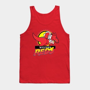 Retro Footy - WESTERN REDS Tank Top